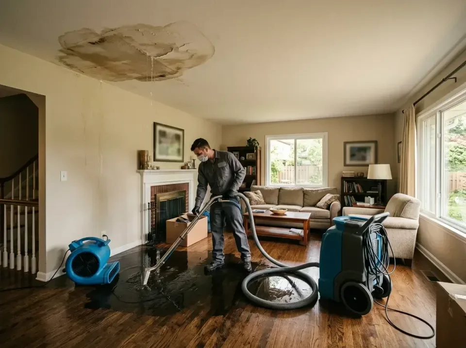 attic-pipe-burst-ceiling-drip-008 — frequently asked questions, Water Damage Restoration & Carpet Care in Franklin, MI